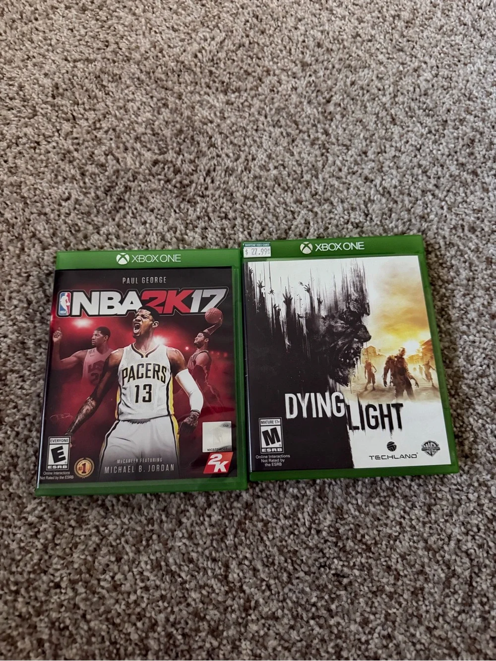 NBA 2K17 and Dying Light- Xbox One Video Game